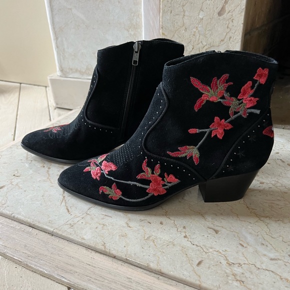 NWOT ASH Heidi embroidered ankle boot - Picture 10 of 15